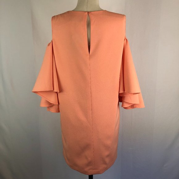 Blaque Label Shoulder Ruffle Cold Shoulder Dress - Picture 4 of 12